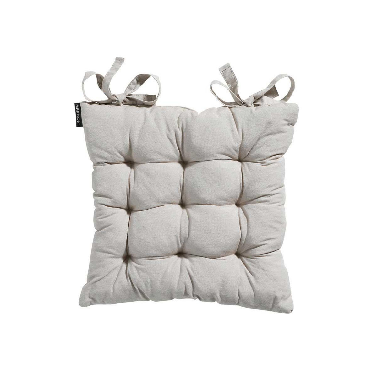 MADISON Galette de chaise de jardin Toscane Panama Linnen 46 x 46 cm