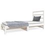 Voir la diapositive 2 : VIDAXL Lit coulissant sans matelas blanc 2x(90x190) cm