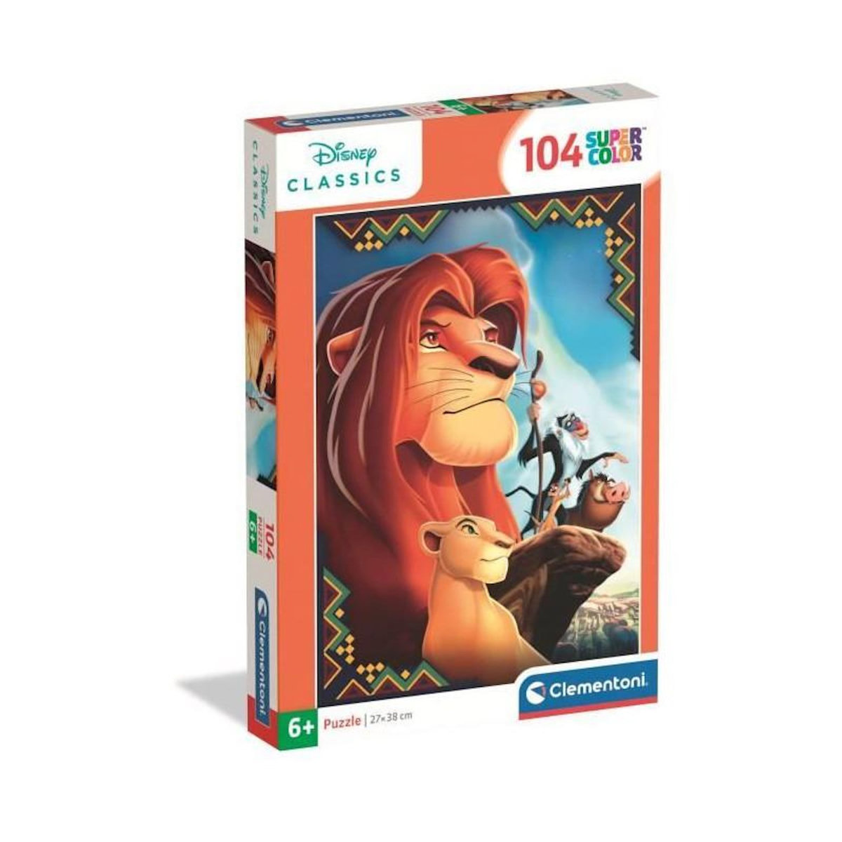 CLEMENTONI Puzzle 104 pièces - Le Roi Lion - CLEMENTONI