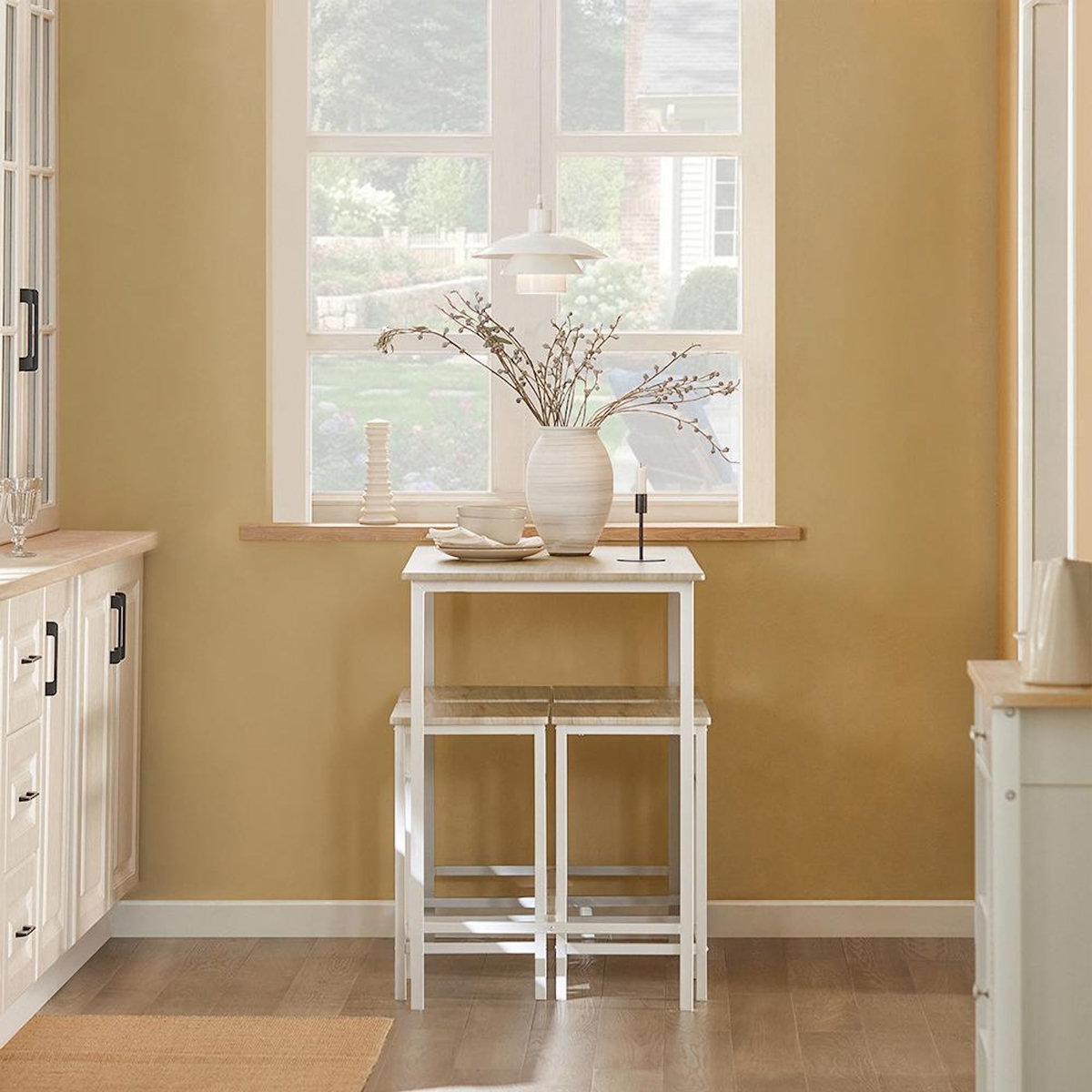 SOBUY SoBuy - Ensemble Table Et 4 Tabourets - Industriel - OGT11