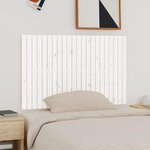 VIDAXL Tete de lit murale Blanc 140x3x90 cm Bois massif de pin