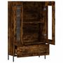 Voir la diapositive 5 : VIDAXL Buffet haut chene fume 69,5x31x115 cm bois d'ingenierie