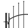 Voir la diapositive 3 : VIDAXL Portail de jardin Acier 1x2,5 m Noir