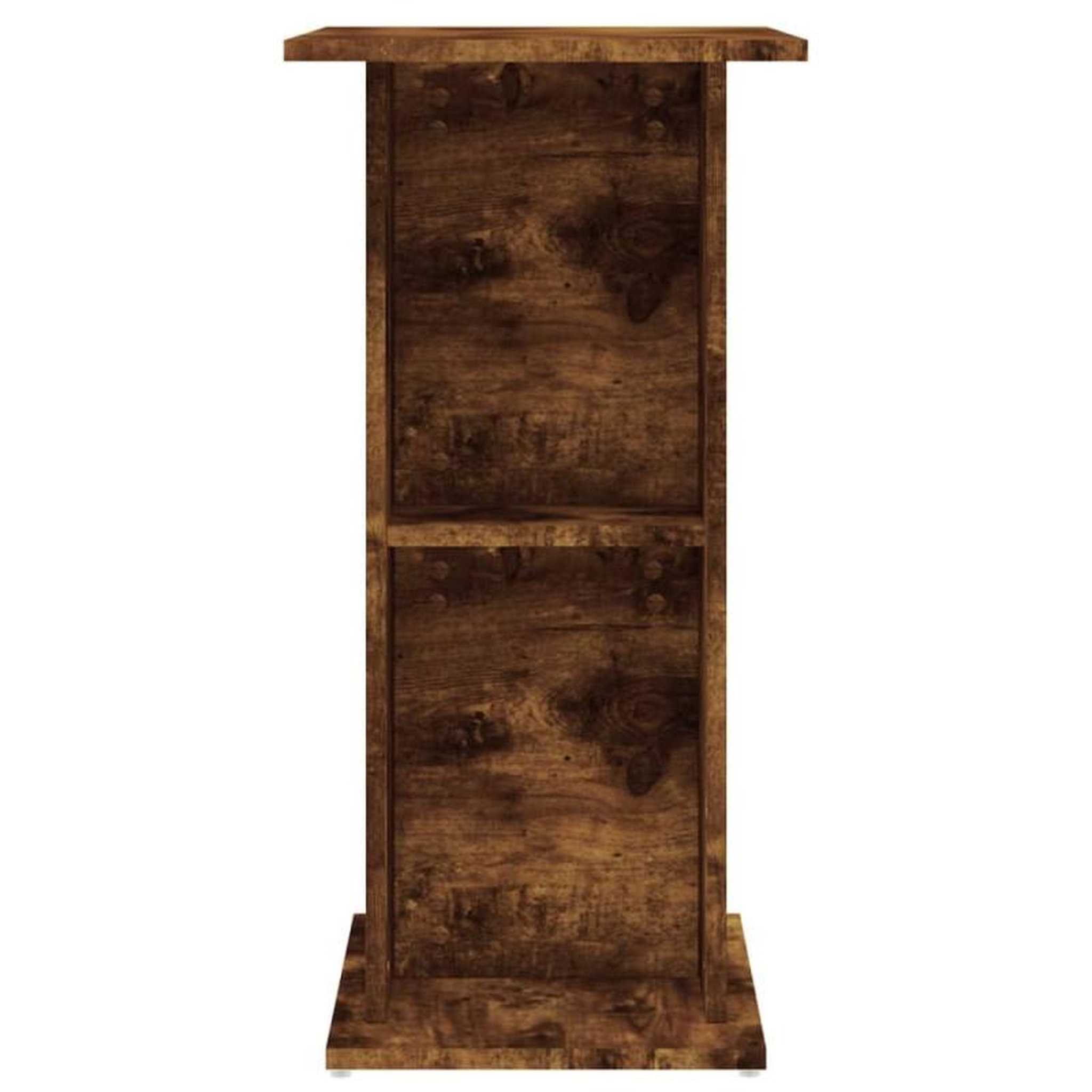 Voir la diapositive 5 : VIDAXL Support d aquarium chêne fumé 60,5x36x72,5 cm bois d ingénierie