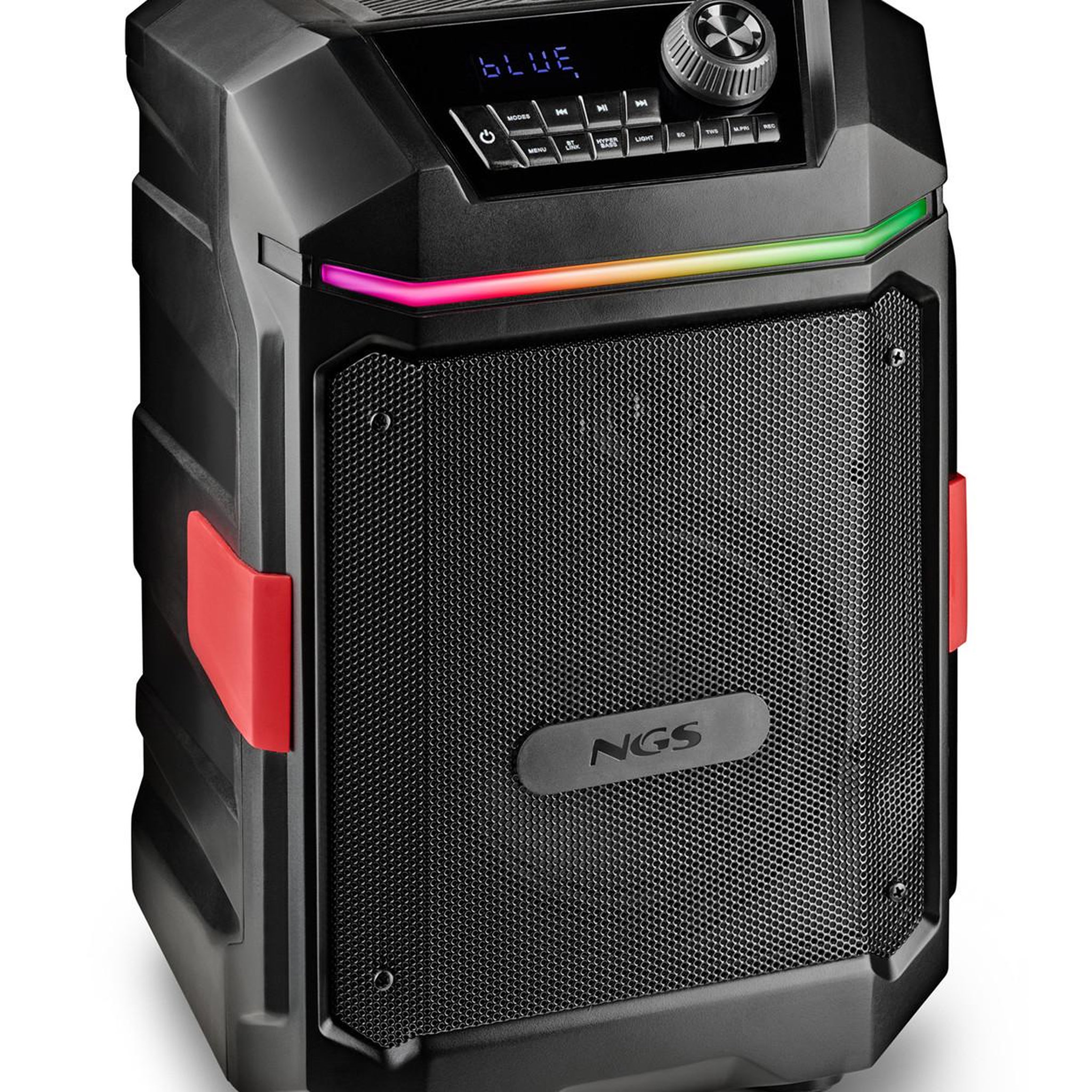 Voir la diapositive 2 : NGS NGS WILD BASH COMPACT Orateur du parti Noir 40 W