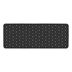 Paris Prix Tapis de Couloir Imprimé  Terence  45x120cm Noir