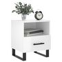 Voir la diapositive 4 : VIDAXL Tables de chevet 2 pcs blanc brillant 40x35x47,5 cm