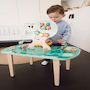 Voir la diapositive 3 : One Two Fun Table d'activité en bois 