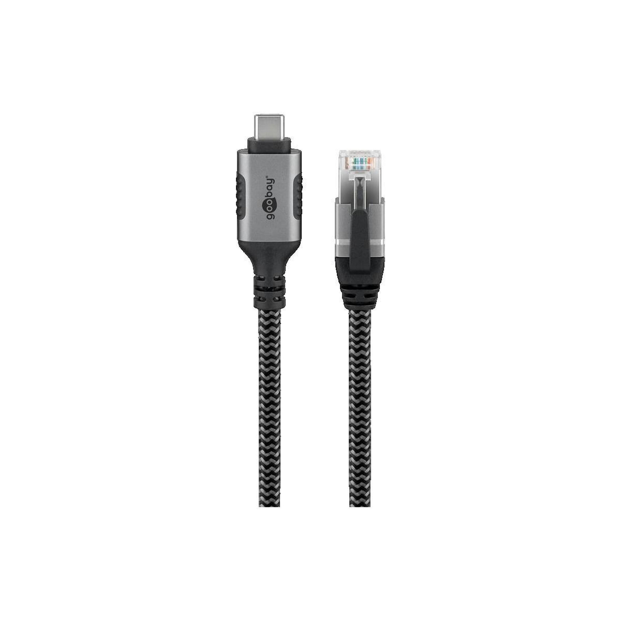 Voir la diapositive 3 : GOOBAY Câble Ethernet Goobay 3 m USB-C