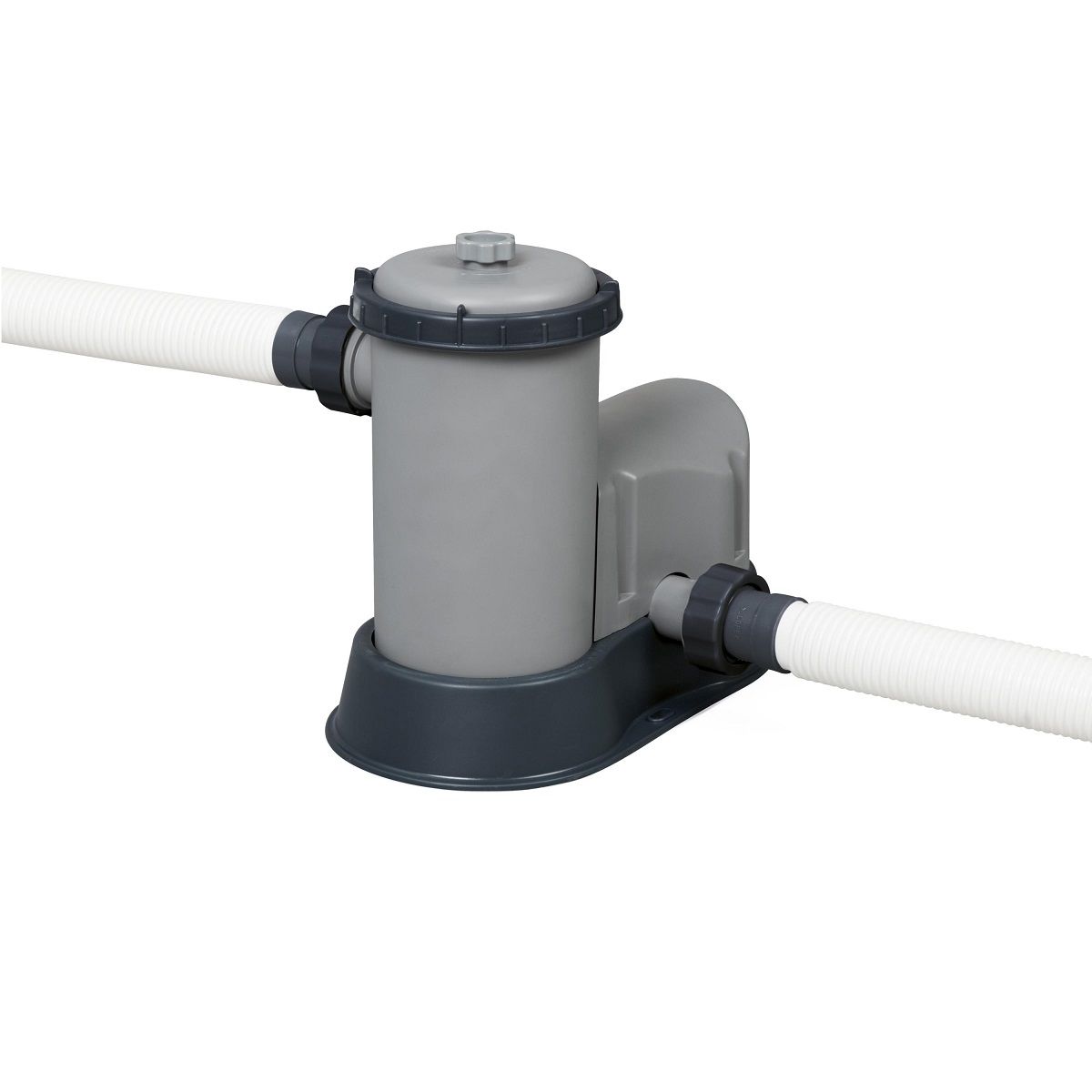 BESTWAY Piscine hors sol ronde Power Steel SwimVista tubulaire motif effet rotin tressé avec hublots 488x122cm  