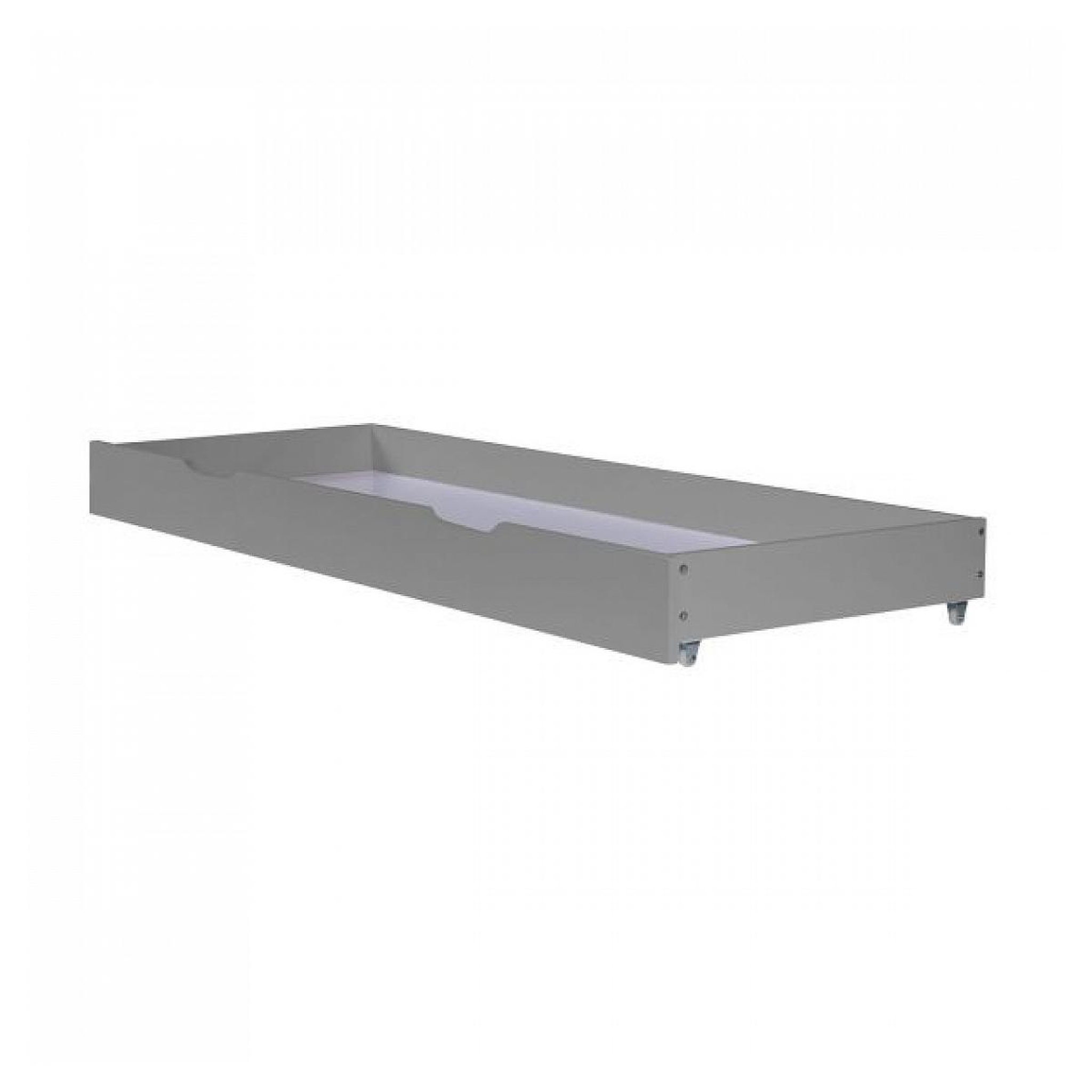 HomeStyle4U Tiroir de rangement avec roulettes gris