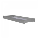 HomeStyle4U Tiroir de rangement avec roulettes gris