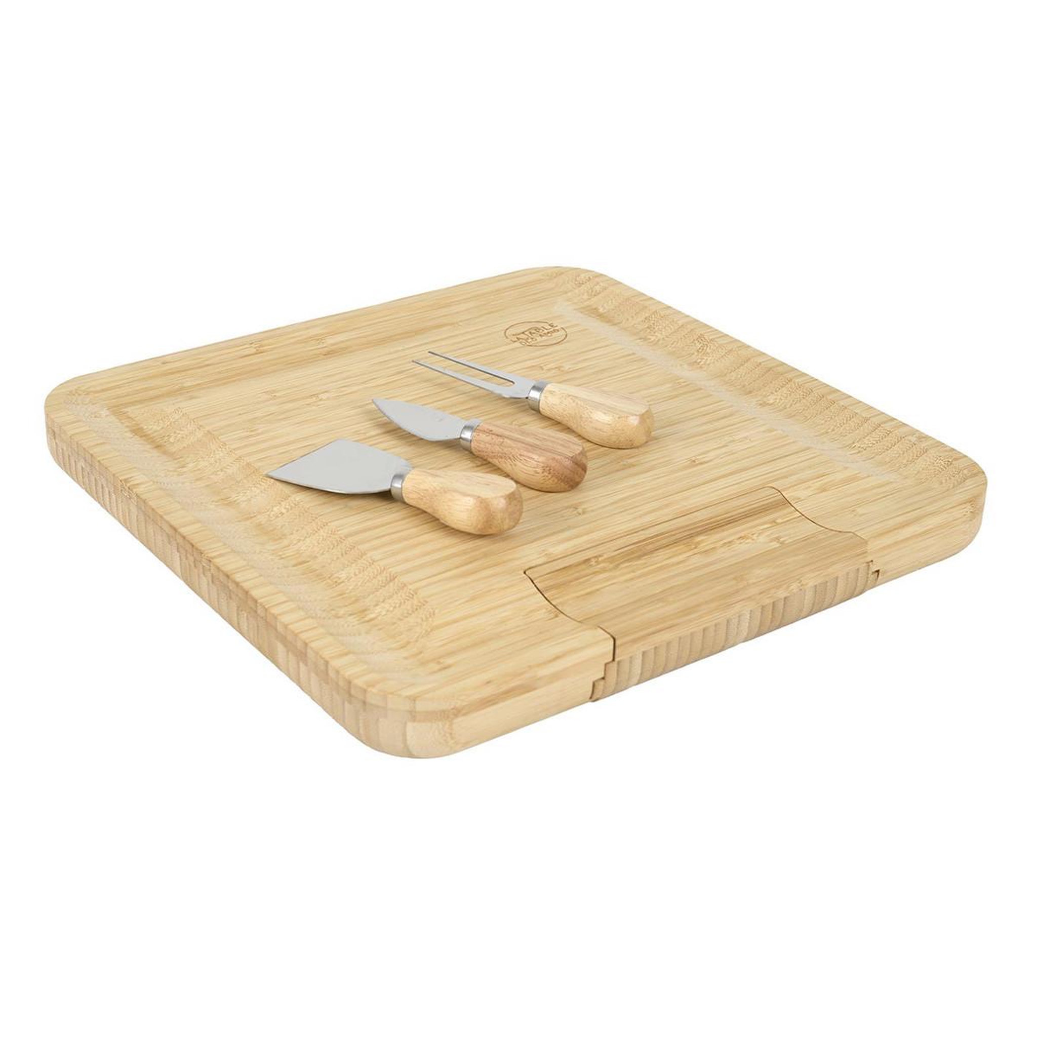 COOK CONCEPT Planche Apéro en Bambou  La Table des Amis  33cm Naturel