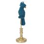 Voir la diapositive 2 : Paris Prix Statuette Décorative  Perroquet  37cm Bleu