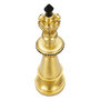 Voir la diapositive 2 : Paris Prix Pièce d'Échec Déco en Résine  Roi  32cm Or