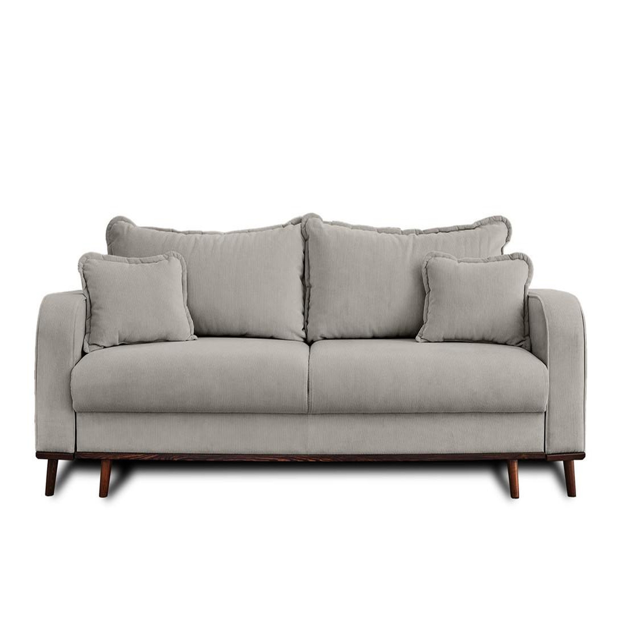 Voir la diapositive 1 : BEST MOBILIER Albane - canapé 3 places - convertible avec coffre - en velours côtelé