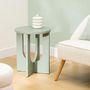 Voir la diapositive 4 : ATMOSPHERA Table d'Appoint Design  Bloom  50cm Vert de Gris