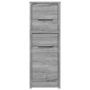 Voir la diapositive 4 : VIDAXL Armoire de salle de bain etroite avec roulettes sonoma gris