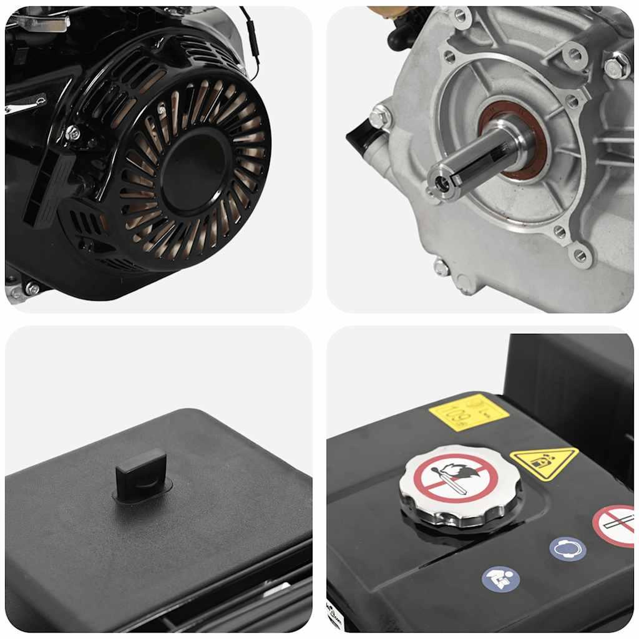 Voir la diapositive 5 : VIDAXL Moteur a essence 15 cv 11 kw noir