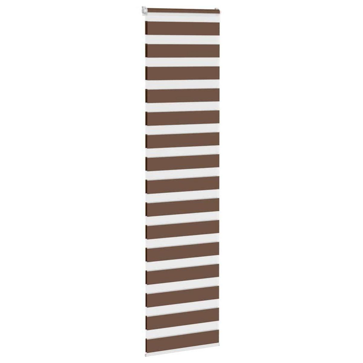 VIDAXL Store zebre marron 60x200 cm largeur du tissu 55,9 cm polyester