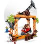 Voir la diapositive 5 : LEGO City Stuntz 60342 Le Défi de Cascade : l&rsquo;Attaque des Requins, Jouet de Moto Enfants 