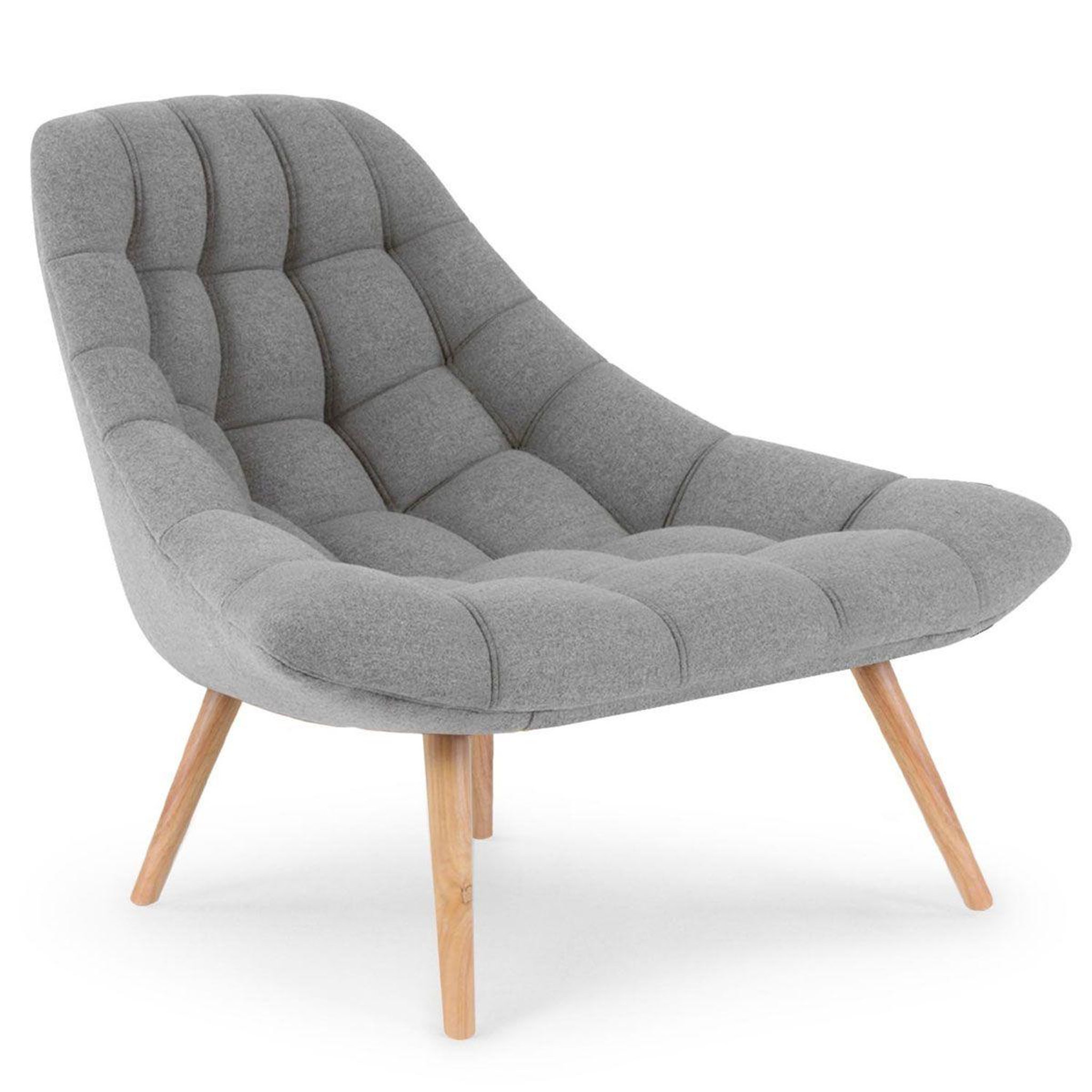 Voir la diapositive 2 : Paris Prix Lot de 2 fauteuils scandinaves  johan  102cm gris