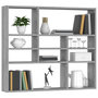 Voir la diapositive 3 : VIDAXL Etagere murale Sonoma gris 90x16x78 cm Bois ingenierie