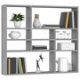 Voir la diapositive 3 : VIDAXL Etagere murale Sonoma gris 90x16x78 cm Bois ingenierie