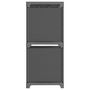 Voir la diapositive 3 : VIDAXL Etagere d'affichage 4 cubes Gris 69x30x72,5 cm Tissu