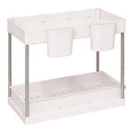 FIVE Organiseur Coulissant 2 Niveaux  Placards  40cm Beige