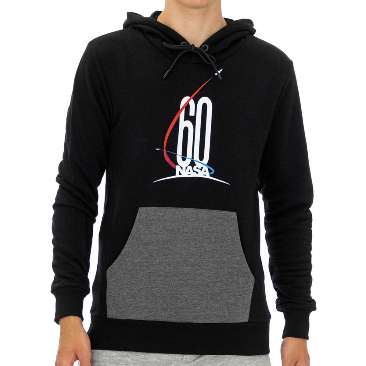 NASA Sweat Capuche Noir Homme Nasa 54H pas cher Auchan