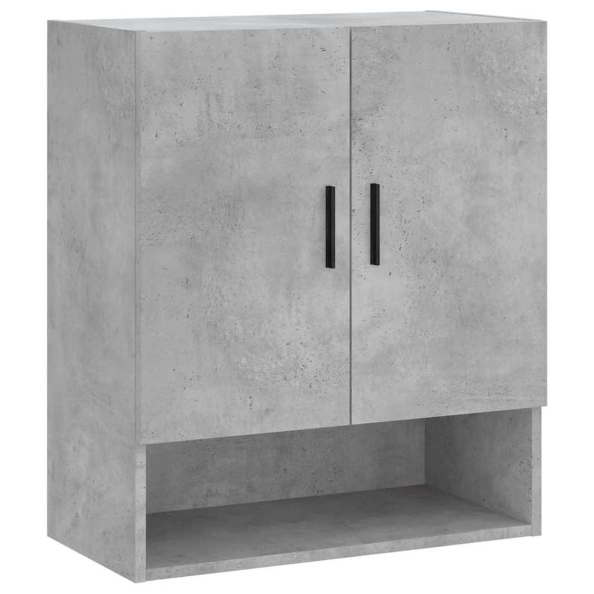 VIDAXL Armoire murale gris beton 60x31x70 cm bois d'ingenierie