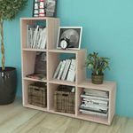 VIDAXL Bibliotheque/etagere 107 cm Couleur de chene