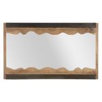 Paris Prix Miroir Mural Design en Bois  Yellowstone  120cm Marron