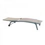 Voir la diapositive 3 : MARKET24 Chaise longue DKD Home Decor Avec des roues Gris PVC Aluminium (187,5 x 64 x 97 cm)