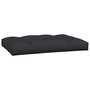Voir la diapositive 5 : VIDAXL Coussins de palette lot de 7 noir tissu