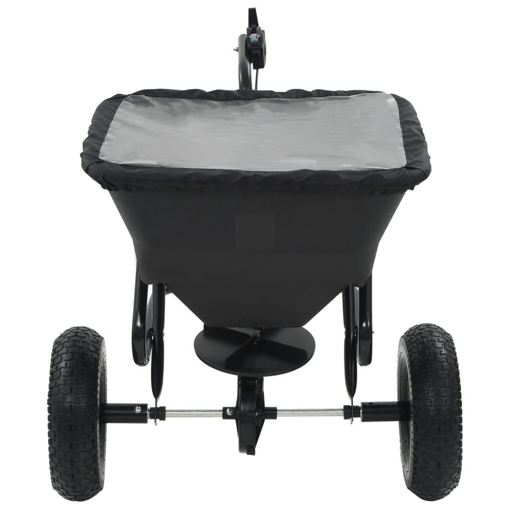Voir la diapositive 2 : VIDAXL Distributeur de sel remorque pvc et acier 125 x 74 x 79 cm 45 l
