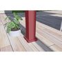 Voir la diapositive 9 : Pergola Bioclimatique autoportée 3x4 m - Aluminium - Rouge basque/blanc -  VS OmBREA®