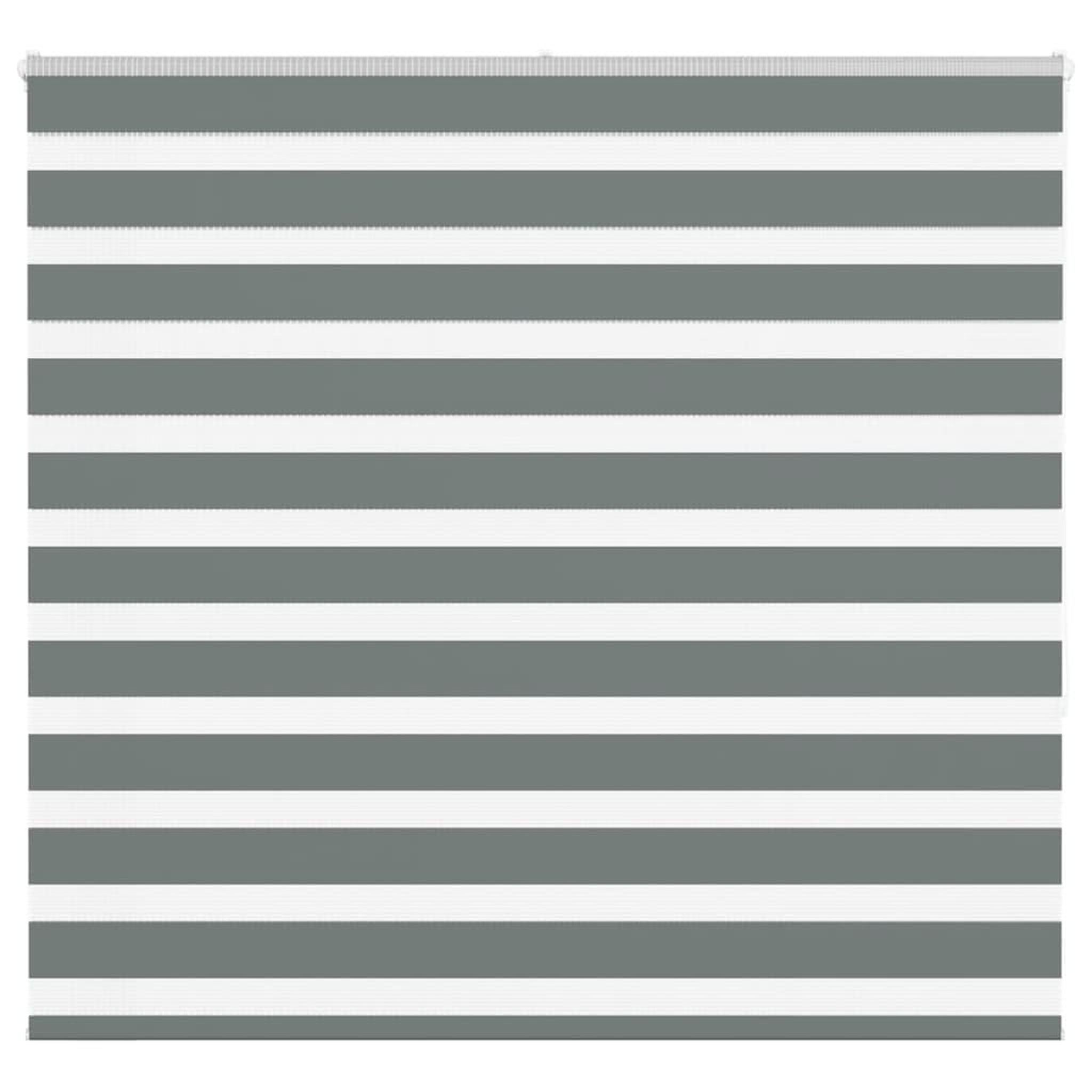 VIDAXL Store zebre gris fonce largeur du tissu 150,9 cm polyester