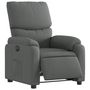Voir la diapositive 3 : VIDAXL Fauteuil inclinable electrique Gris fonce Tissu
