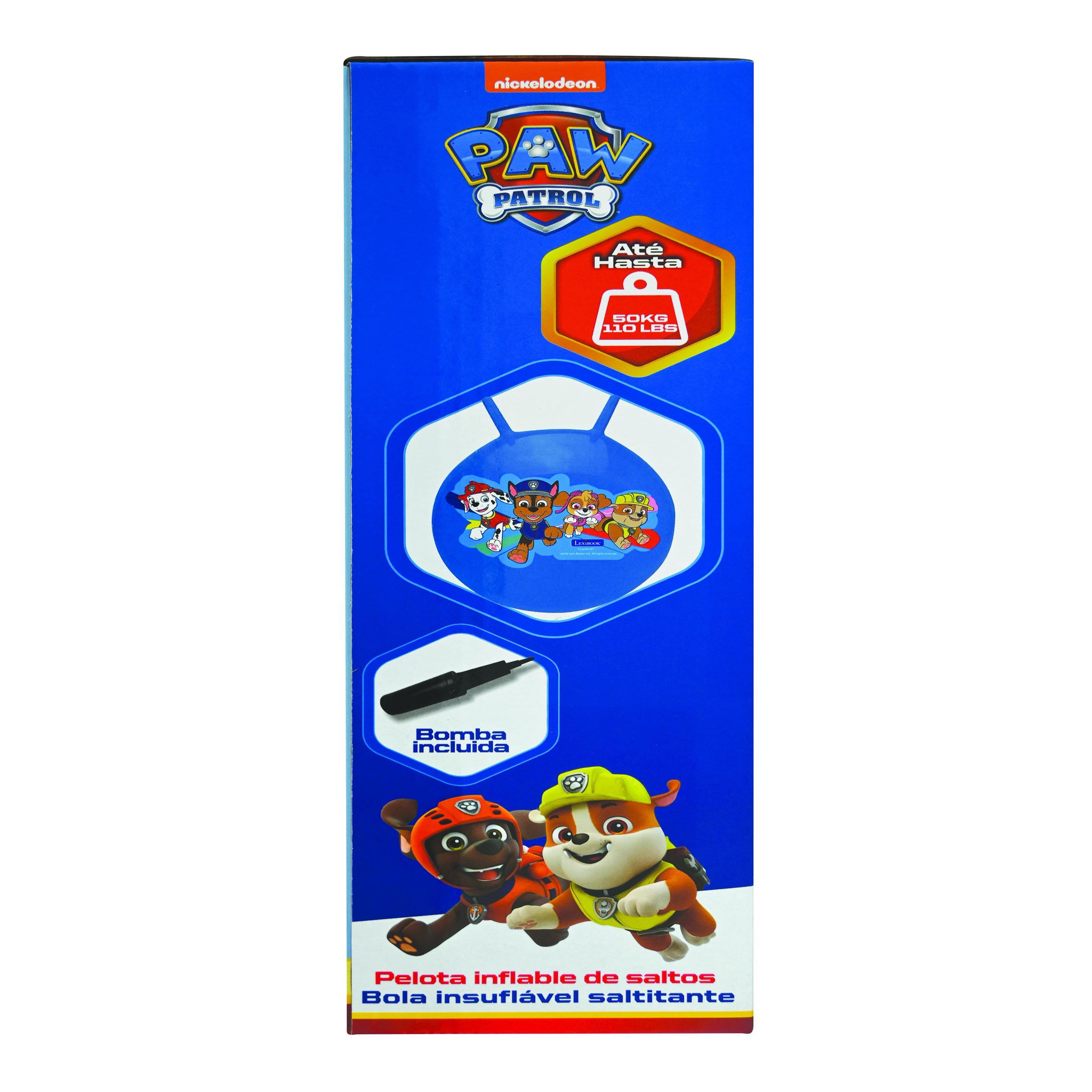 Voir la diapositive 4 : Lexibook Balle Sauteuse Gonflable Pat' Patrouille