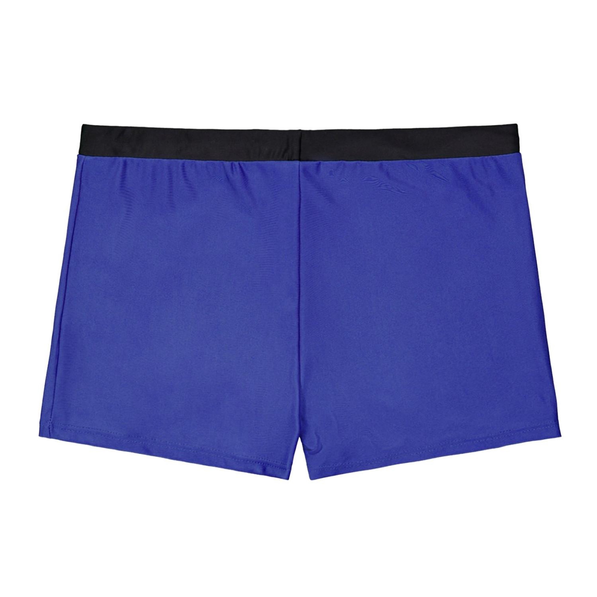 Voir la diapositive 2 : FREEGUN Shorty de bain enfant uni avec logo rubber print couleur