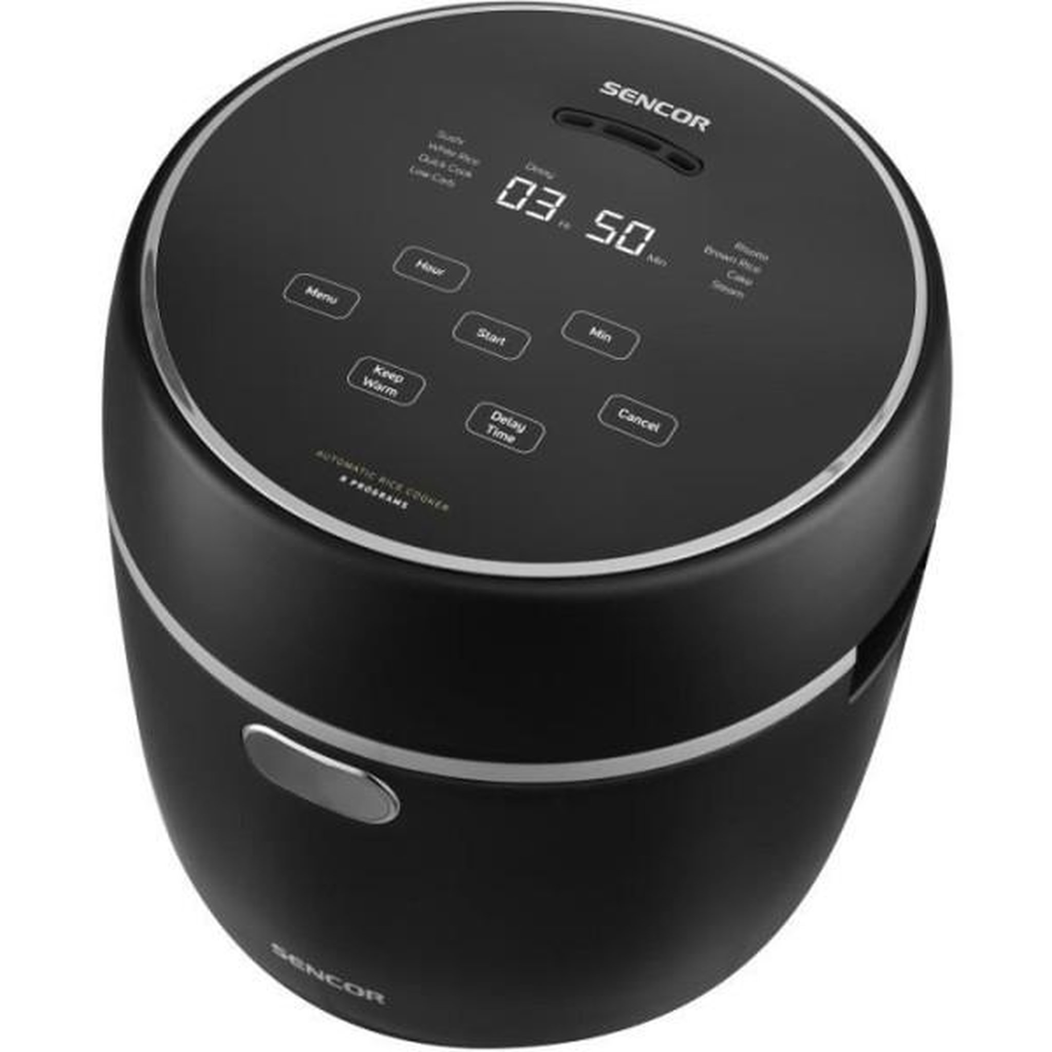 Voir la diapositive 5 : MARKET24 Cuiseur de Riz Electrique  - SENCOR - SRM 0671BK - 350 W - 0,6 L - Noir