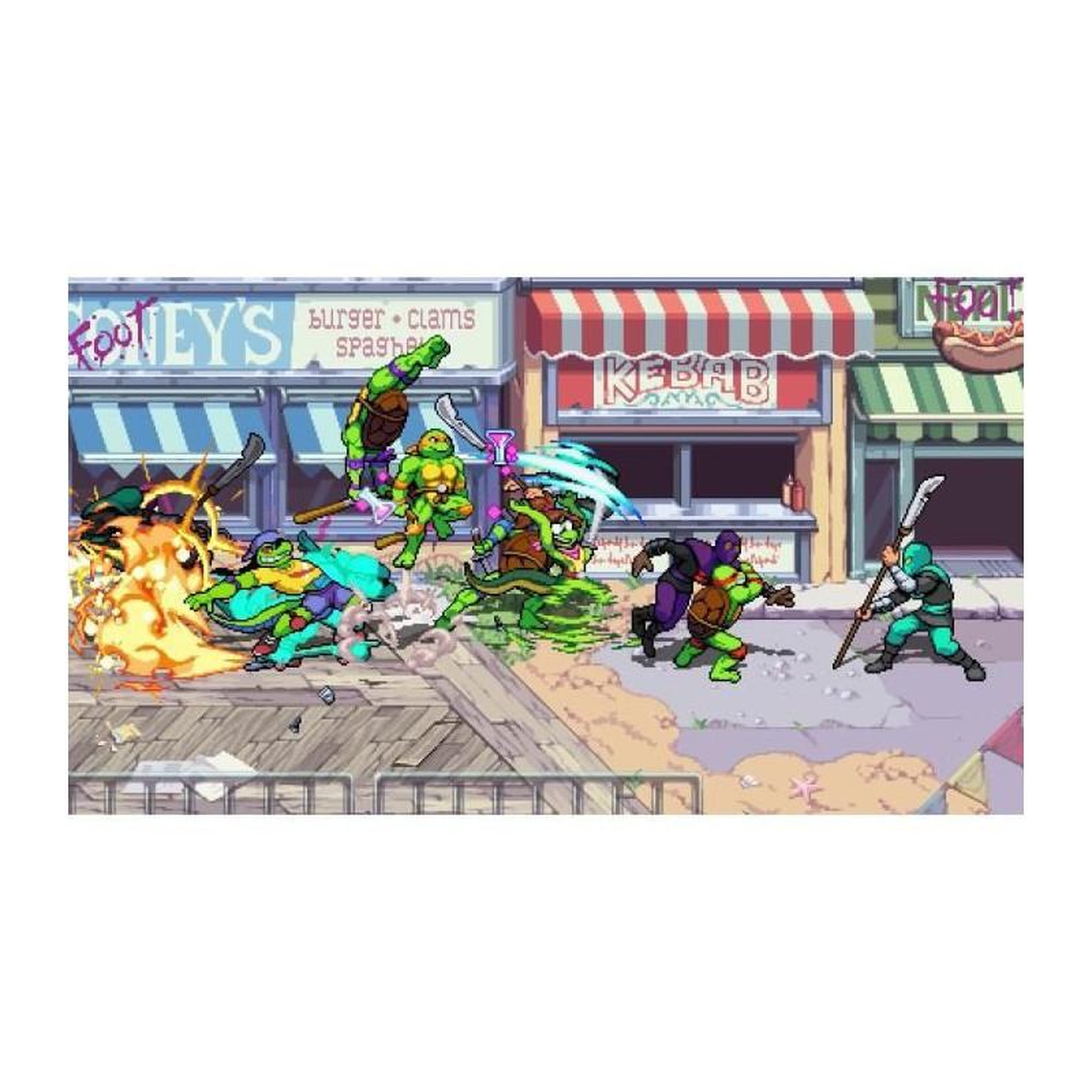 Voir la diapositive 3 : Just for games Jeu vidéo - Silverline - TMNT Shredders Revenge - Ultimate Edition - Nintendo Switch - Action 1-4 joueurs