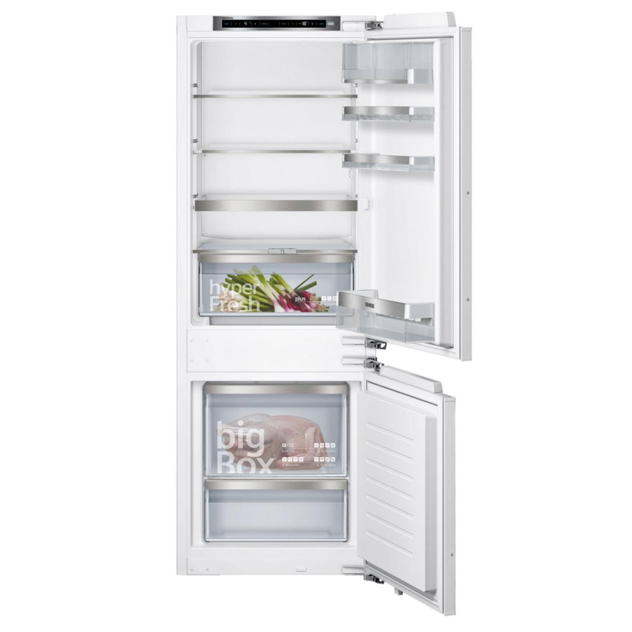 Siemens Réfrigérateur combiné intégrable à pantographe 231l blanc - ki77sade0