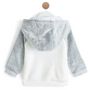 Voir la diapositive 2 : IN EXTENSO Sweat peluche zippé à capuche ourson nouveau né garçon