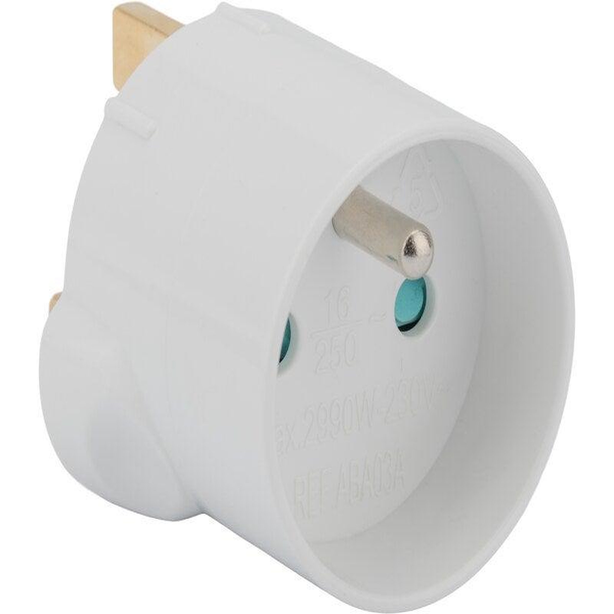 ZENITECH Adaptateur blanc France vers Grande-Bretagne ZENITECH