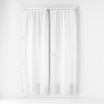 Paris Prix Paire de Voilage Passe-Tringle  Carlin  70x200cm Naturel