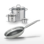 ELO Lot 3 Faitouts Elo Relief Solution 12/20/26cm & Poêle 24cm