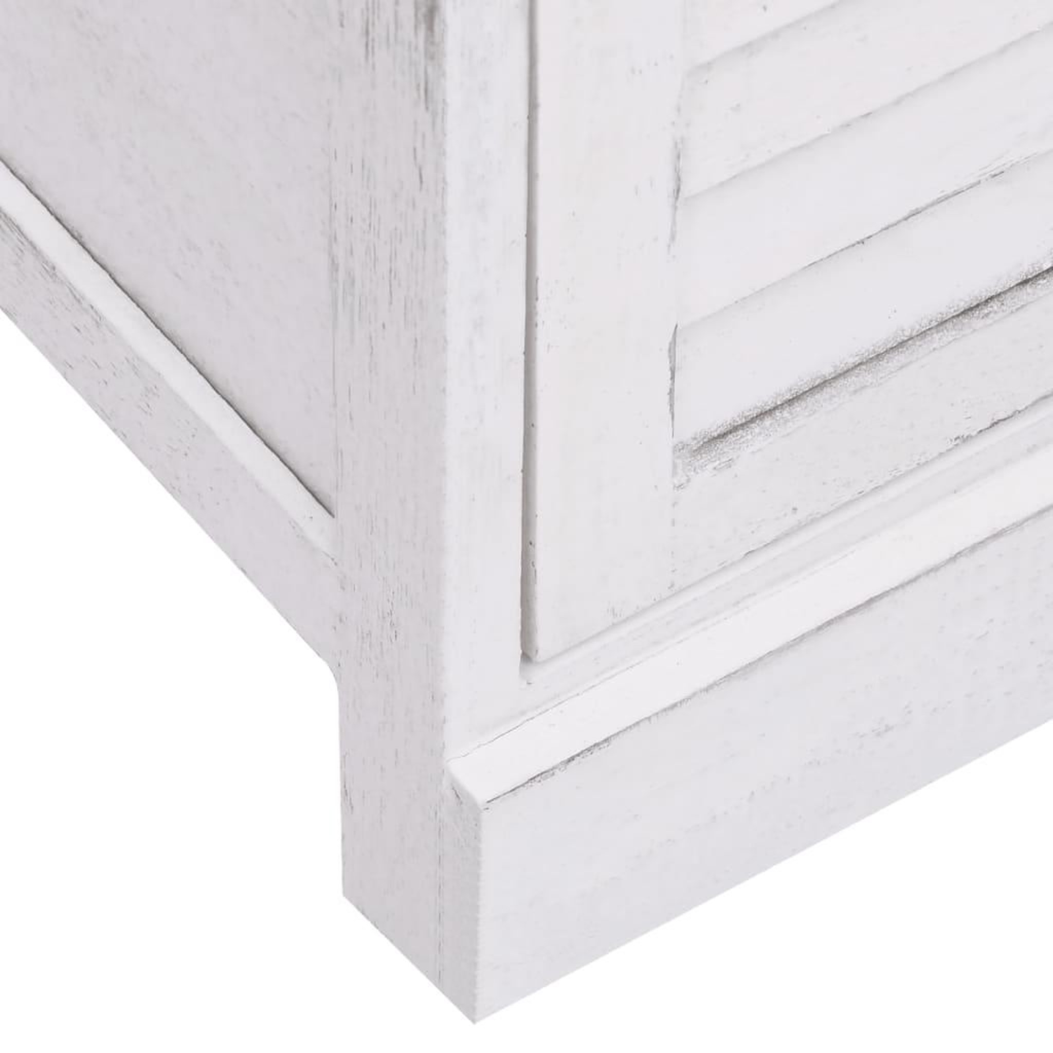 Voir la diapositive 4 : VIDAXL Buffet avec 10 tiroirs Blanc 113x30x79 cm Bois